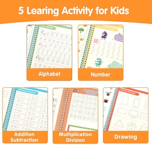 Magic Grooved Writing Practice Books, Grooved Handwriting Practice for Kids - Image 6