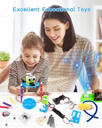 6-in-1 STEM Kit for Kids Ages 6-12, STEM Toys for Boys Ages 8-12, Robot Building Kit & Car Crafts for Kids, Science Activities Robotics Kits for 6 7 8 9 10 12 Year Old Boys Girl Birthday Gifts - Image 5