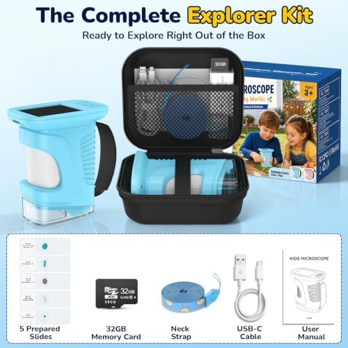 1000X Handheld Digital Microscope for Kids: Microscope with 2.4" IPS Screen - Image 5