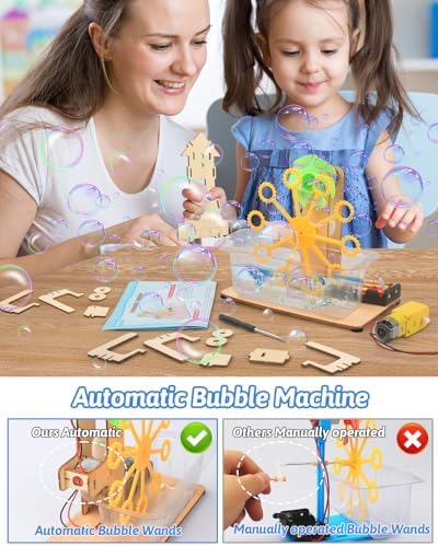 Poraxy 11 in 1 Kids Science Kits Age 8-10, 3D Puzzles Projects STEM Kits for Kids Ages 8-12 6-8 5-7, STEM Toys Robotics Birthday Gifts 7 8 9 10 11 12 Year Old Boys Girls Engineering Building Toys - Image 7