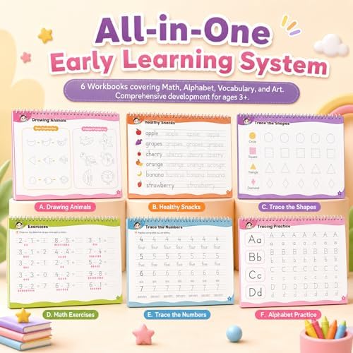 Magic Grooved Writing Practice for Kids, Grooved Writing Books - Image 2