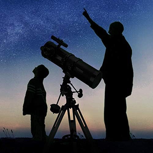 Telescope 130EQ Newtonian Reflector Telescopes for Adults, Professional Telescopes for Adults Astronomy, Comes with 1.5X Barlow Lens Smartphone Adapter & 13% T Moon Filter - Image 5
