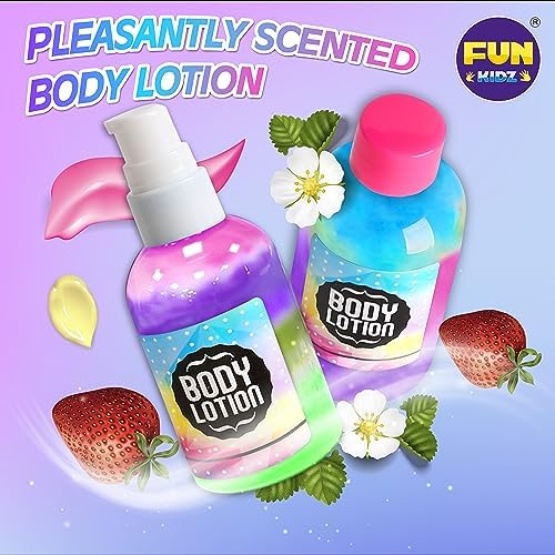 Kid Body Lotion Making kit, FunKidz STEM Makeup Maker kit for Girls Science Kits - Image 5