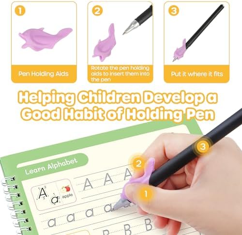 Large Magic Grooved Writing Practice Books for Kids 3-8 Learn to Write - Image 6