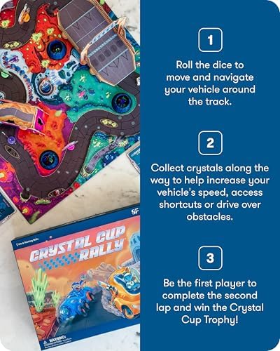 SimplyFun Crystal Cup Rally - Educational Kids Game - Develops Reasoning Skills, Planning, & Strategic Thinking - 2-5 Players, Ages 7 & Up - Image 4