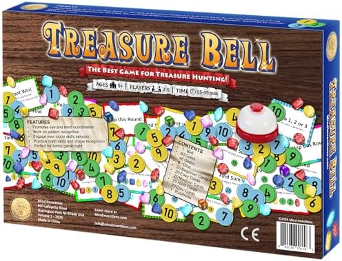 Mind Inventions Treasure Bell | Best Math Game for Kids | Ages 5+ | 2-5 Players | 15-45min Playtime - Image 2