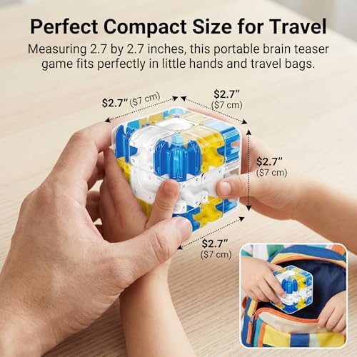 2 Pack 3D Maze Cube Ball Labyrinth Puzzle Brain Teaser Fidget Toy - Image 5