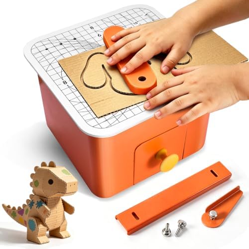 Cardboard Cutter for Kids, STEAM Educational Toys for Boys Girls Ages 5+ by HUSHDREAM