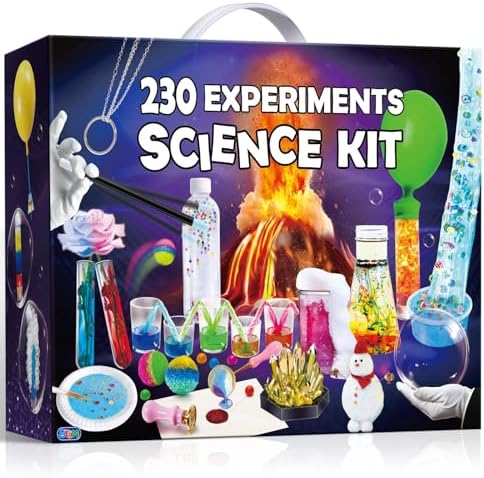 PATIFEED 230 Experiments Science Kit for Kids Chemistry Set by PATIFEED