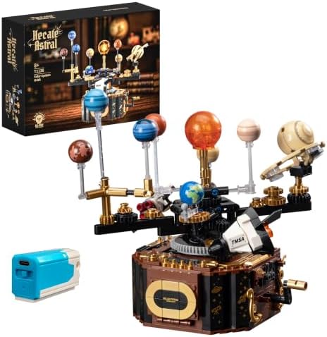 Solar System Building Set, STEM Space Kit with Rotating Planets by Unknown