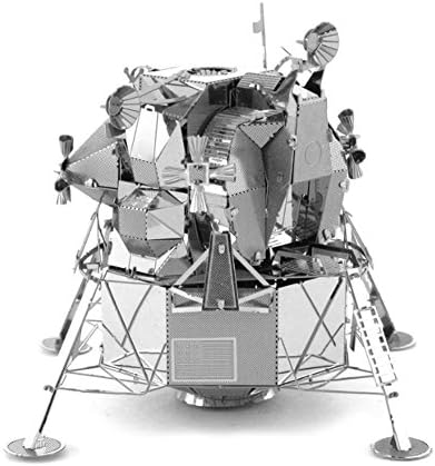 Fascinations Metal Earth Space Metal Model Kits Set of 4 - Hubble Telescope - Apollo Lunar Rover - Apollo Lunar Module - Mars Rover - Image 2