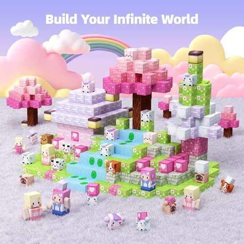 GobiDex Magnetic Building Blocks Princess Castle for Girls Age 3+ Year Old - Image 5