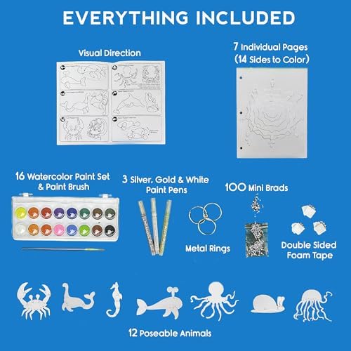 EyeConnect Crafts Ocean 3D Tunnel Book – Hands-on Stationery Craft Kit - Image 3