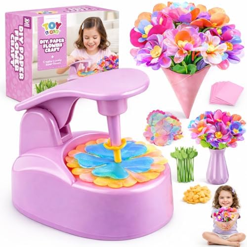TOY Life DIY Flower Bouquet Craft Kit, Reusable Fabric, Ages 3-12 by TOYLife