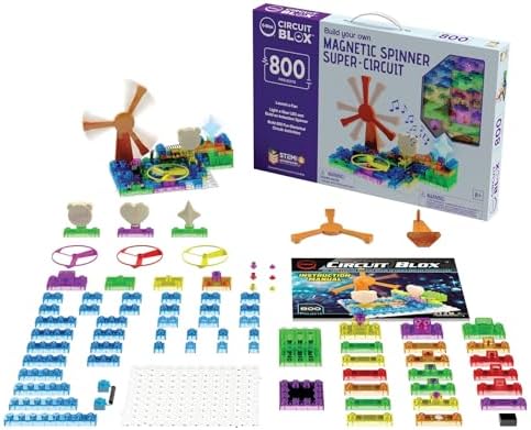 Circuit Blox™ 800 - E-Blox® Circuit Board Building Blocks Toys for Kids Student Set by E-Blox