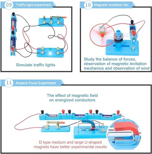Electromagnetic Experiment Box Physics Box Study The Balance of Forces Magnetic Levitation Mechanics Observation and Wind Force Observation Large Boxes - Image 4