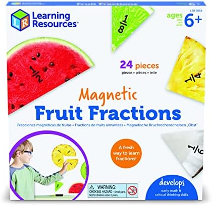 Learning Resources Magnetic Fruit Fractions by LearningResources