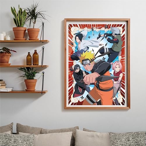 Clementoni 39833 Shippuden Shippuden-1000 Jigsaw Puzzle, Vertical, Fun for Adults, Manga, Anime, Made in Italy, 1000 Pieces Naruto - Image 6