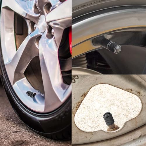 500 Pcs Tire Valve Stem Caps Black Plastic Valve Caps Valve Tire Covers - Image 5