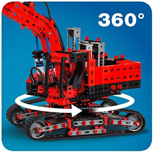 Fischertechnik Profi Hydraulic Model Building Kit with 500 Pieces and 5 Model Options for A Realistic Hydraulic Learning Experience - Image 4