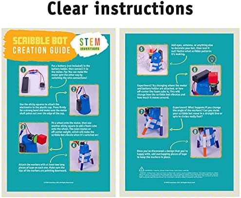 Scribble Bot Kit, 10-Pack - Bulk DIY Doodle Drawing Robot STEM Kit - Image 6
