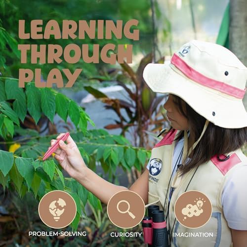 Kids Explorer Kit with Safari Vest & Hat for 7-12 Year Old Boys & Girls - Image 3