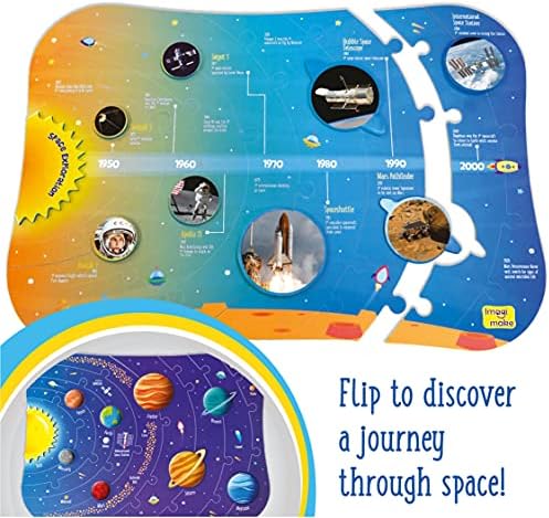 Imagimake Mapology - Solar System Jigsaw Puzzle for Kids Ages 4+ - Image 4