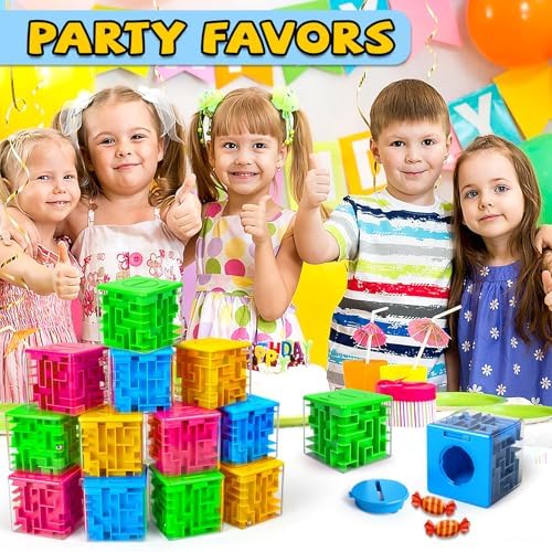 10 Pack Money Maze Puzzle Gift Boxes(4 Colors), 3D Mazes Magic Cube - Image 7