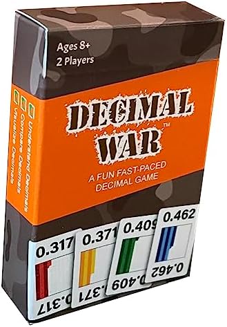 Math Magic Decimal War Card Game - Read and Compare Decimal Numbers by MathMagic