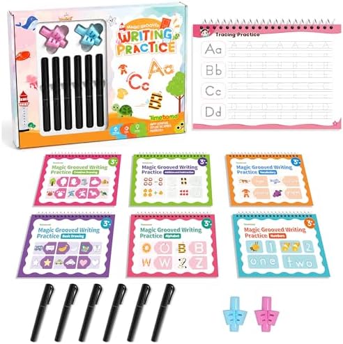 Large Grooved Writing Books for Kids by TIMETOME