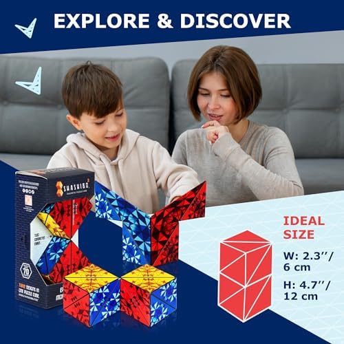 Shashibo ICOSA XL Magnetic Puzzle Toy, Stress Relief Fidget Toy - Image 4