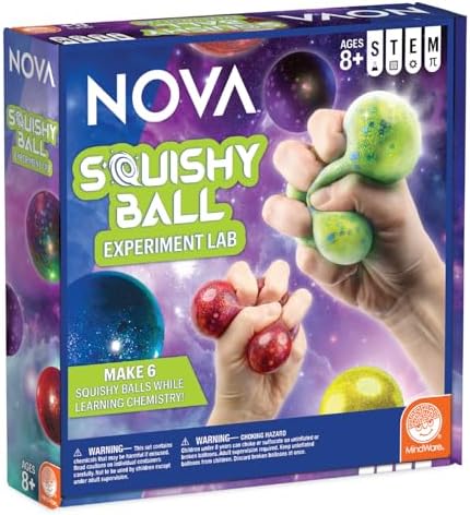 Squishy Ball Making Kit & DIY Stress Ball Science Lab by MindWare - Image 7