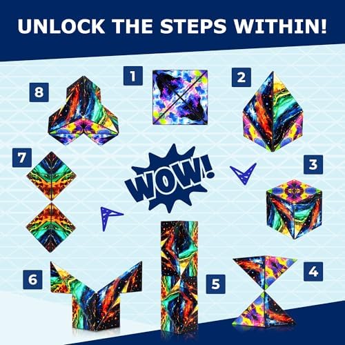 Shashibo ICOSA XL Magnetic Puzzle Toy, Stress Relief Fidget Toy - Image 5