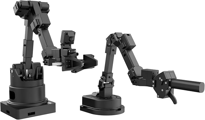 Easy-to-DIY AI Arm Servo Kit, Ultra Smooth ROS Embodied Intelligent Arm, Compatible with Hugging Face /LeRobot/Aloha Kit, Build Your Own Imitation Learning, Human Teaching Efficiently and Quickly