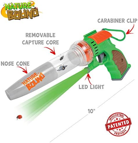 Nature Bound Bug Catcher Toy | Eco-Friendly Bug Vacuum, Catch and Release | Ages 3 to 12 Indoor/Outdoor Play Toy | Includes Capture Core with Magnification | Complete Kit for Kids | Green - Image 3
