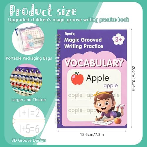 Magic Grooved Writing Practice for Kids Ages 3-8 - Image 3