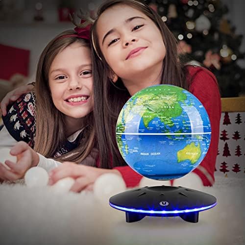 Magnetic Levitation Globe, Levitation Globe with LED Lights; Office Home Art Desktop ; Great for your decorative gifts. - Image 6