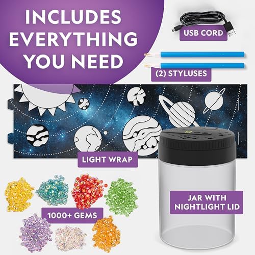 National Geographic Solar System Diamond Painting Space Night Light Kit - Image 5