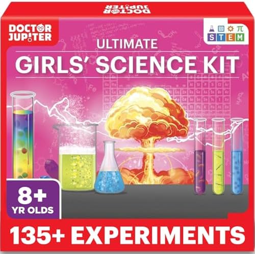 Doctor Jupiter Girls' Ultimate Science Experiments Kit for Kids Ages 8+ by DoctorJupiter