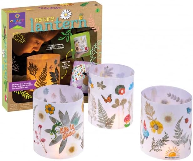 Craft-Tastic Nature Lantern - Nature DIY Craft Kit - Outdoor Crafting Fun - Bring Nature Inside - Comes with Material to Make Lantern with Tea Light - Ages 8+ - Image 6