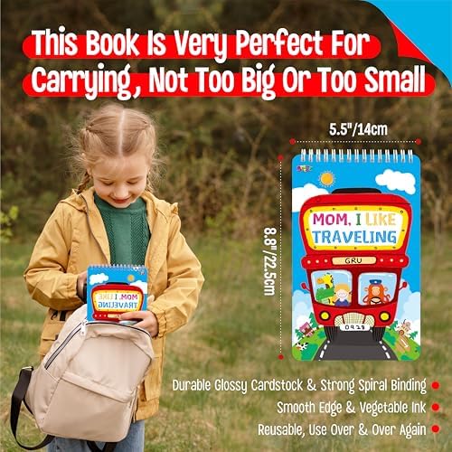 SpriteGru 31 Dry Erase Activities Book, Reusable & Erasable Game Pad, Explore and Find, Maze Matching TIC-TAC-Toe Dot to Dot Educational On the Go Toy and Learning Tool for Road Trip Airplane Travel - Image 5
