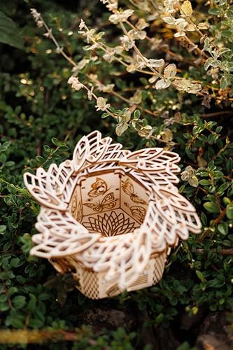 Wood Trick Mystery Flower 3D Wooden Puzzles for Adults to Build - Image 6
