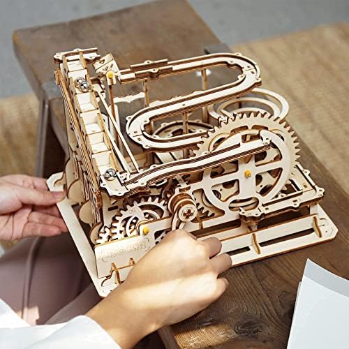 ROKR 3D Wooden Puzzles Mechanical Models - DIY Wooden Marble Run Kit &Treasure Box Gifts for Adults &Teens 14+ - Image 5