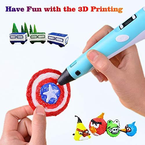 3D Pen Filament 400 Feet 20 Colors, dikale 3D Printing Pen Refills PLA Bonus 250 Stencil eBook, 3D Printer Pen Filament 1.75mm Smooth Printing - Image 6