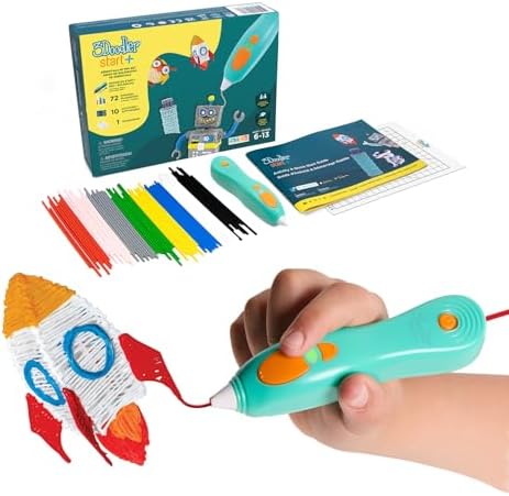 3Doodler Start+ Essentials 3D Pen Set for Kids, Easy to Use, Learn from Home Art, Educational STEM Toy for Boys & Girls Ages 6+ by Unknown