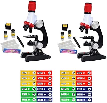 Little World Kids Microscope with LED Light - 100X/400X/1200X Magnification by LittleWorld