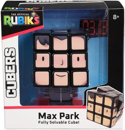 Rubik’s Cube, Max Park Cuber, Speed Cubing Collectible & Desk Décor, Problem-Solving Brain Teaser, Color-Matching Puzzle, Fidget Toy, Sensory Puzzle, for Ages 8 & Up - Image 2