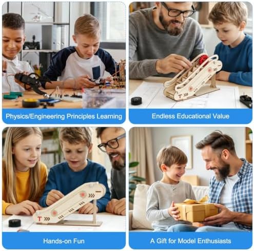 Toddmomy Miniature Mechanical Elevator Model Kit: Beige Puzzle Building Set for Elevator Enthusiasts(English Instruction Manual, Without Battery) - Image 5