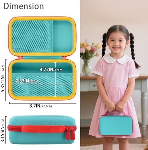 co2CREA Storage Case for 3D Printing Pen Set, Green Case +Red Zipper - Image 6
