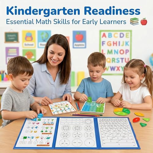 Magnetic Fraction Playbook Tiles Circles Math Manipulatives Board Set - Image 6